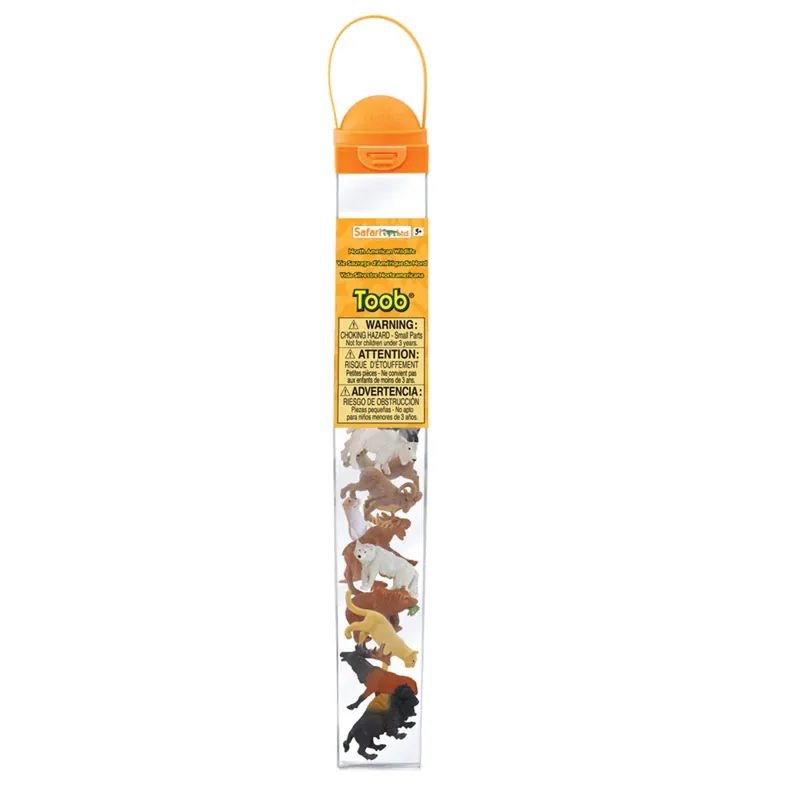 Safari Ltd. Toobs North American Wildlife Toy Assorted 12 Pc