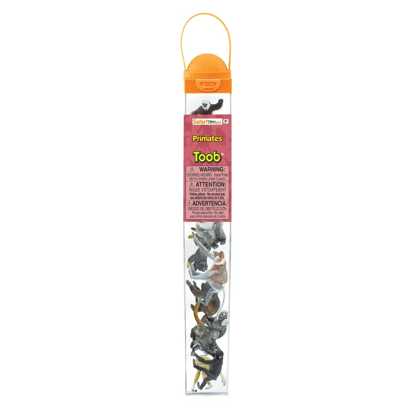 Toob Primates Toys Plastic Multicolor Set Of 10 Figures