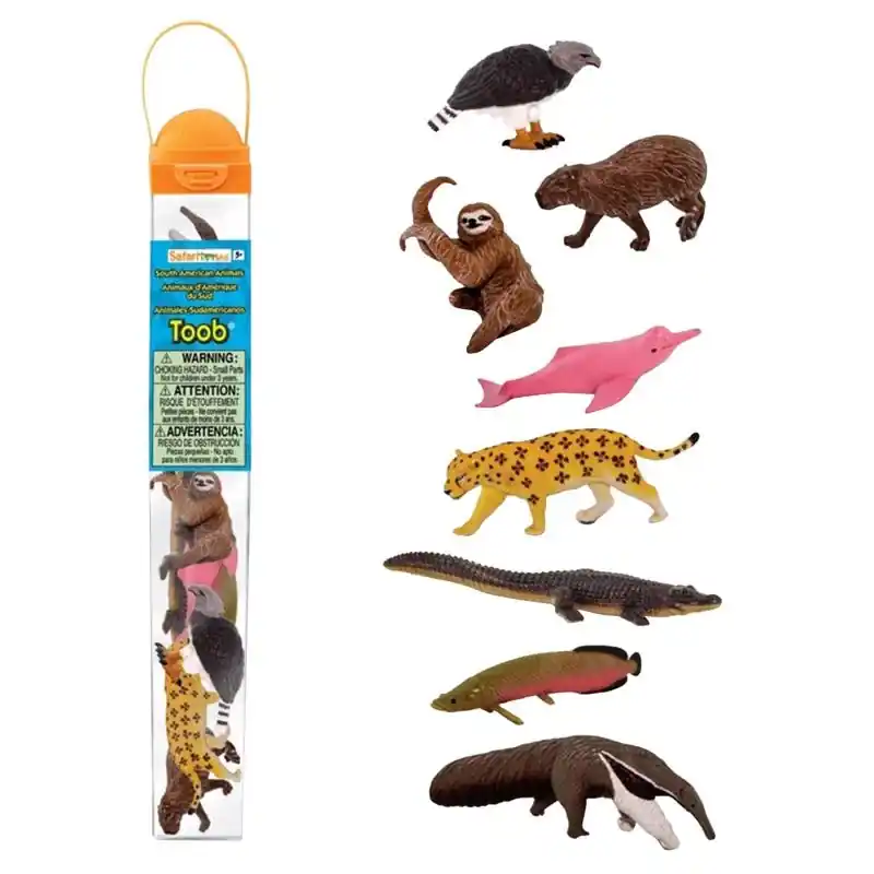 Safari Ltd. Toobs South American Animals Toy Assorted 8 Pc