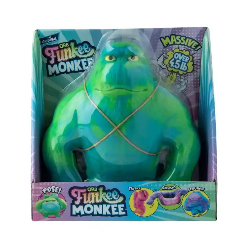 Orb Monkee Strechee Toy Brown For Ages 3+