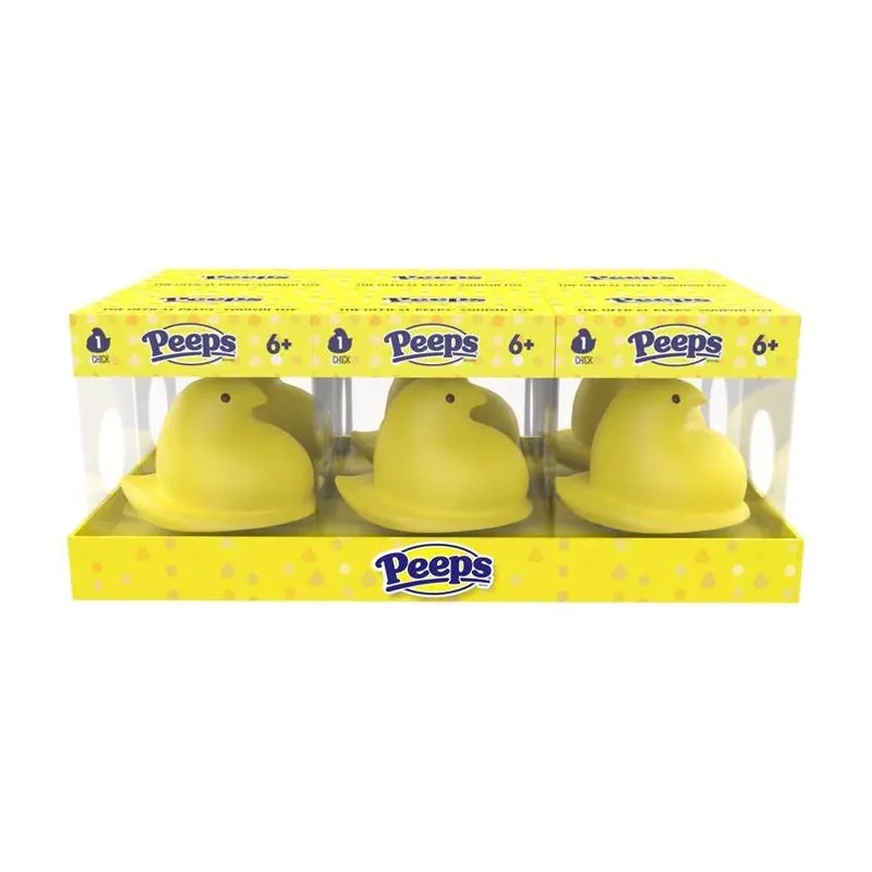 Peeps Yellow Squishy Chick – Soft Stress‑Relief Toy For Kids 6+