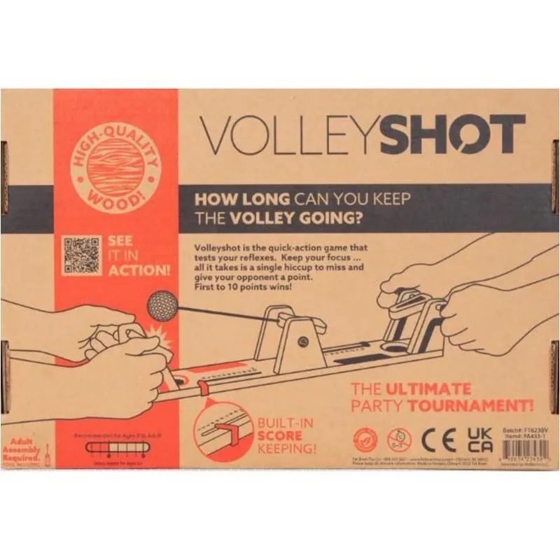 Fat Brain Toy Volleyshot Game – Multicolored Active Play Set