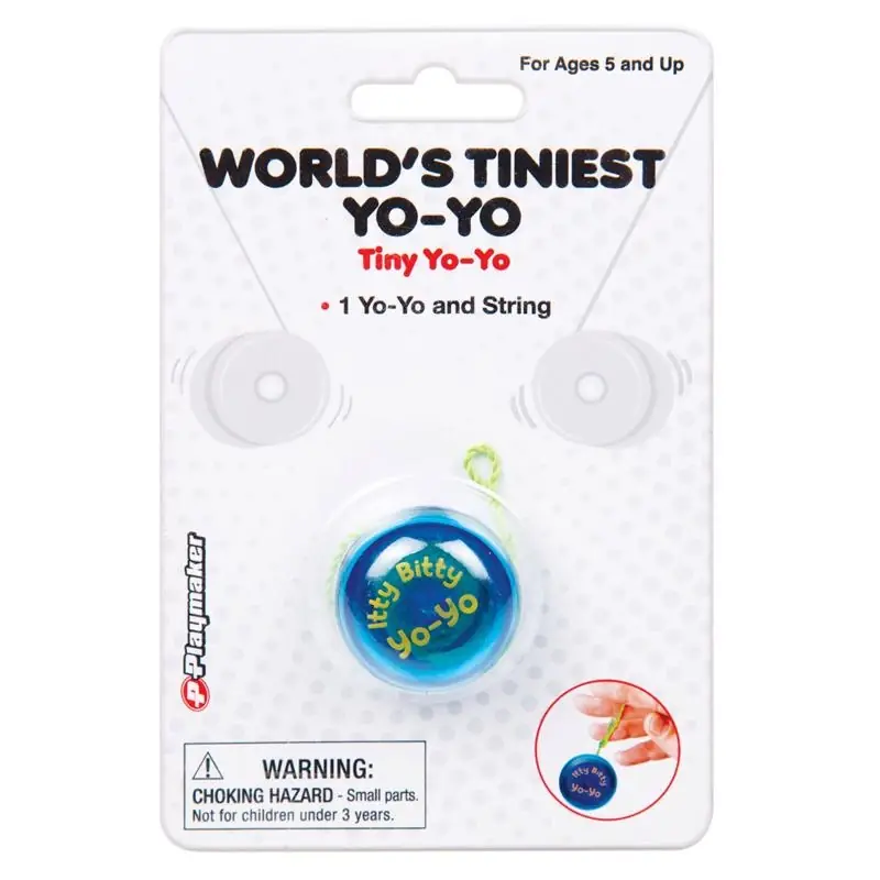 World‘s Tiniest Tiny Yo-yo Toy Assorted For Ages 5 And Up