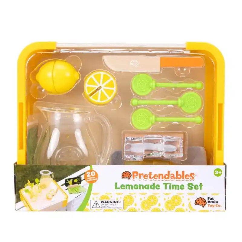 Fat Brain Toy Pretendables Lemonade Time Set Multicolored 20 Piece