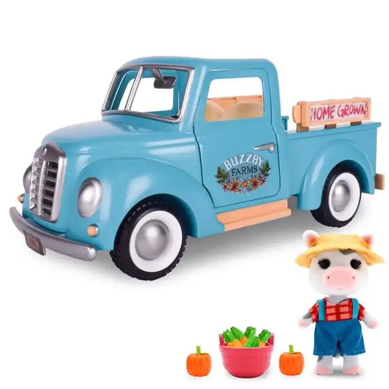Honey Bee Acres Buzzby Farms Truck Toy Set Multicolored 10 Piece For Ages 3+
