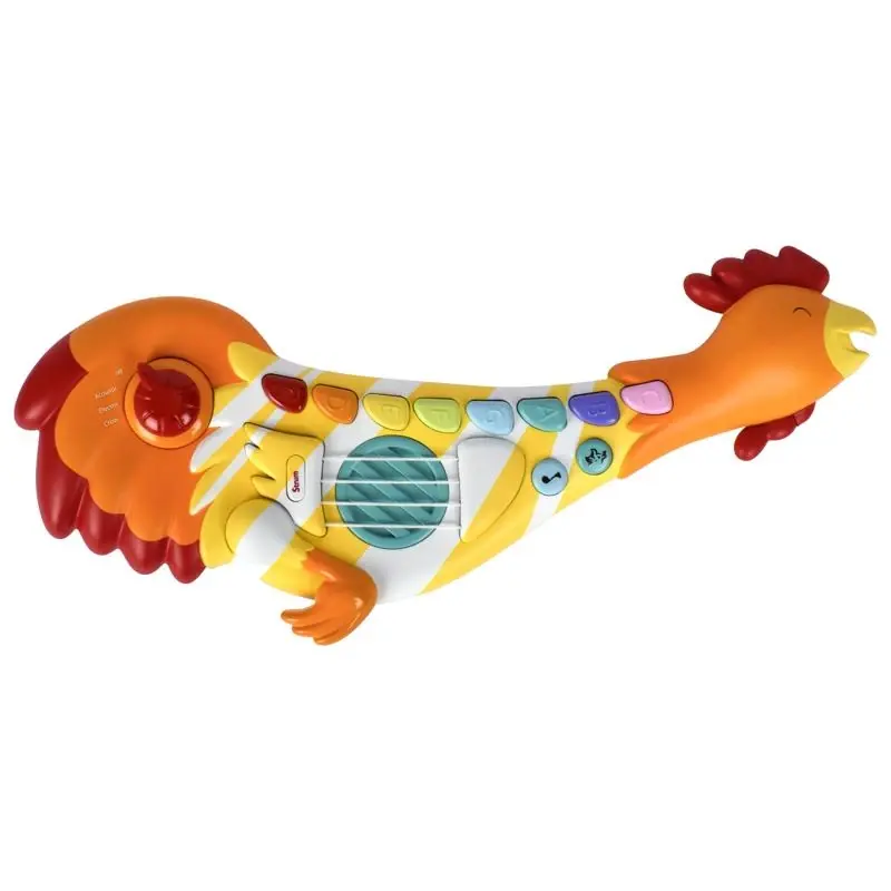 Acorn Avenue Rockin Rooster Guitar For Ages 3 And Up