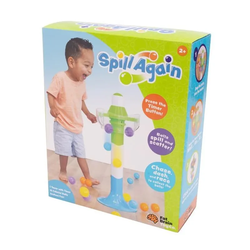 Fat Brain Toy Multicolored Spill‑Again Stacking Toy For Toddlers