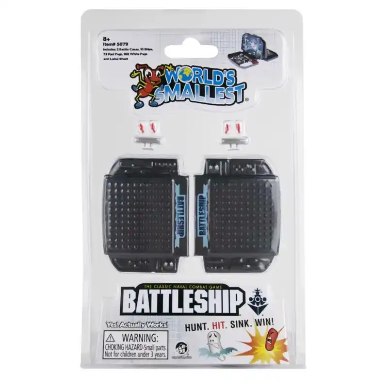 World‘s Smallest Battleship Toy Black - 8.35" Height, Model 5079