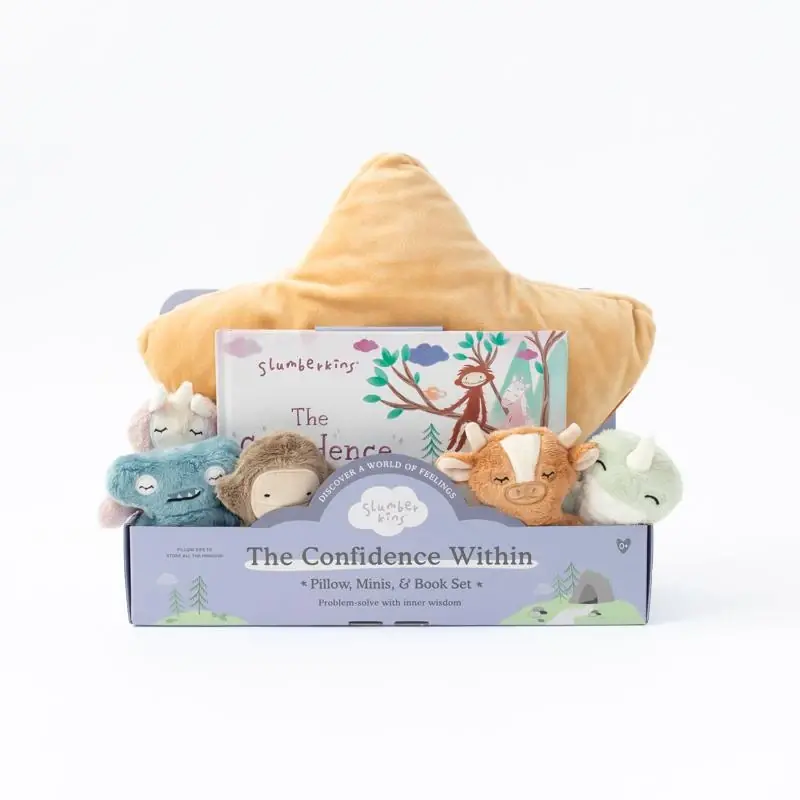 Slumberkins The Confidence Within Pillow And Book Set 7 Piece Assorted