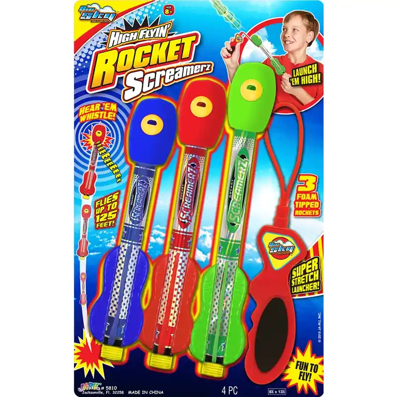 Ja-Ru Big Sky Rocket Screamerz 4 Pc