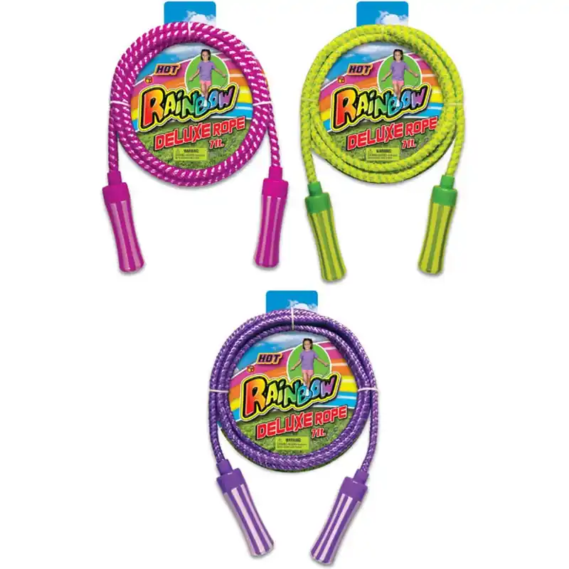 Rainbow Jump Rope Assorted 1 Pc