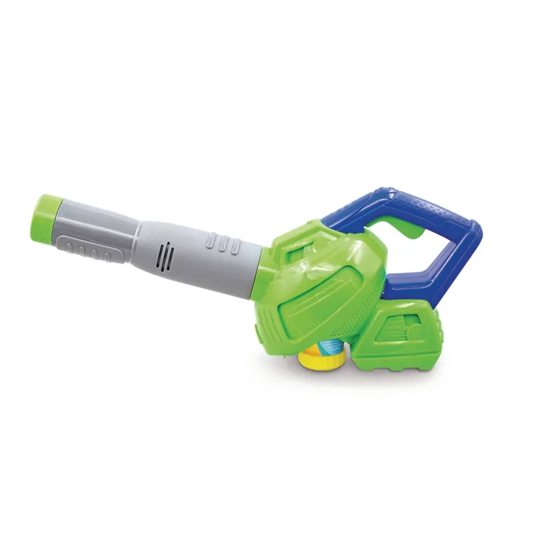 Toy Bubble Leaf Blower - Plastic Green/blue/gray - Model 101720