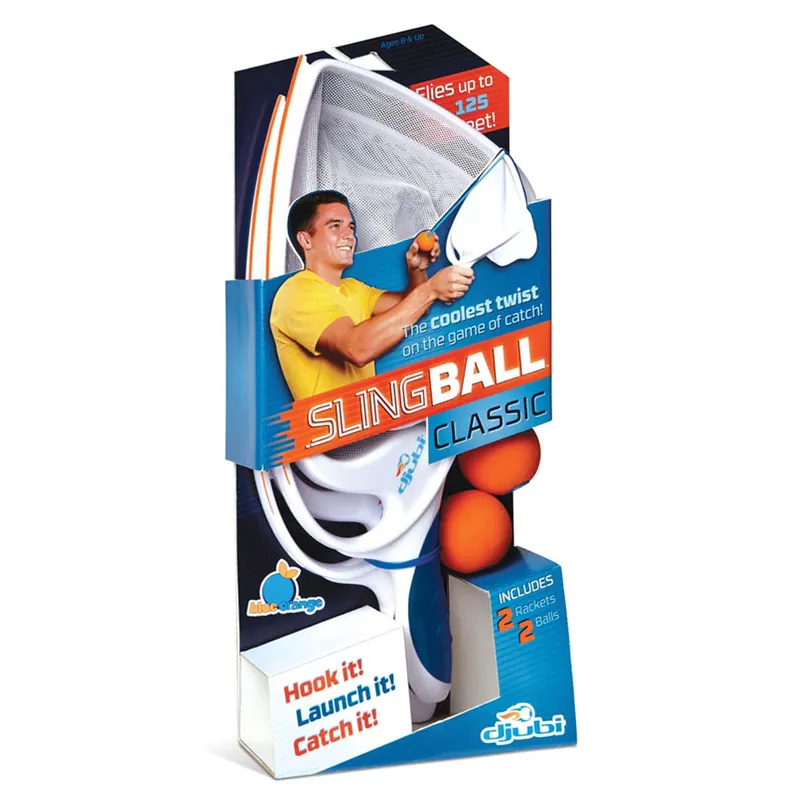Slingball Classic Game - Orange/white - Model Djb5000 - Outdoor Fun For Ages 8+