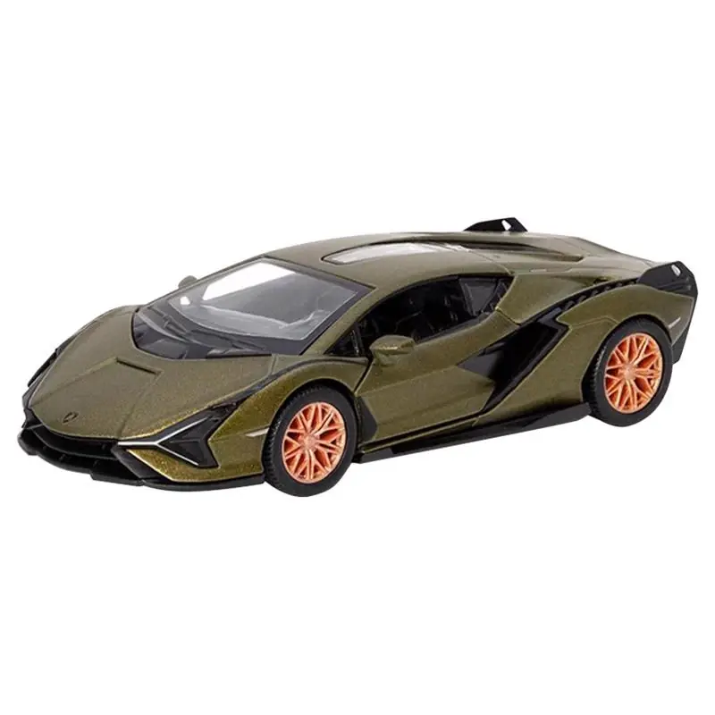 Pullback And Go Diecast Vehicle - Multicolored Metal Toy, 5" Length
