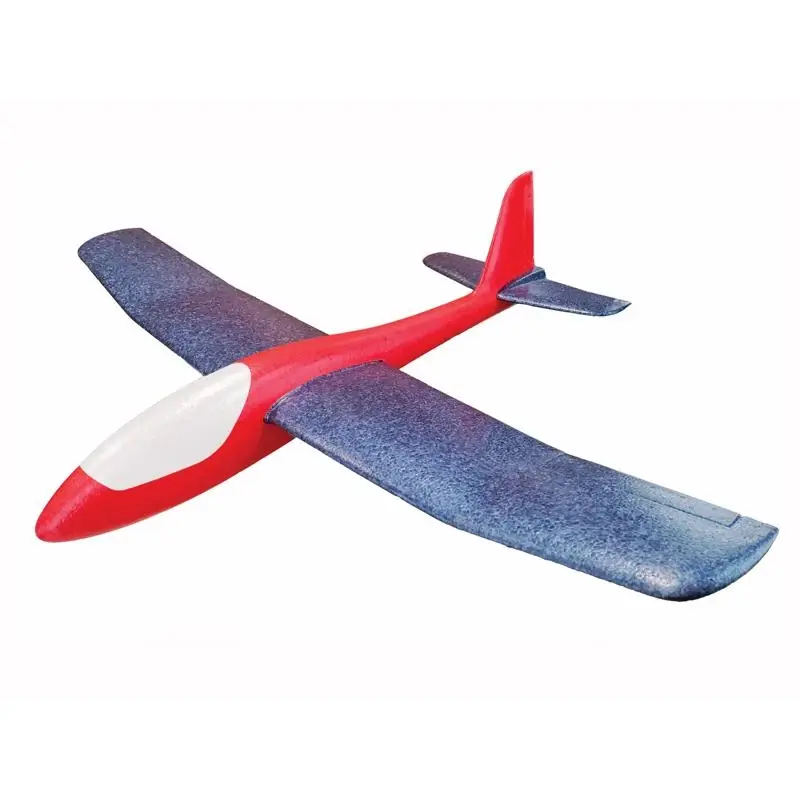 Guillow‘s Patriot Foam Glider Airplane Blue/red For Ages 4+