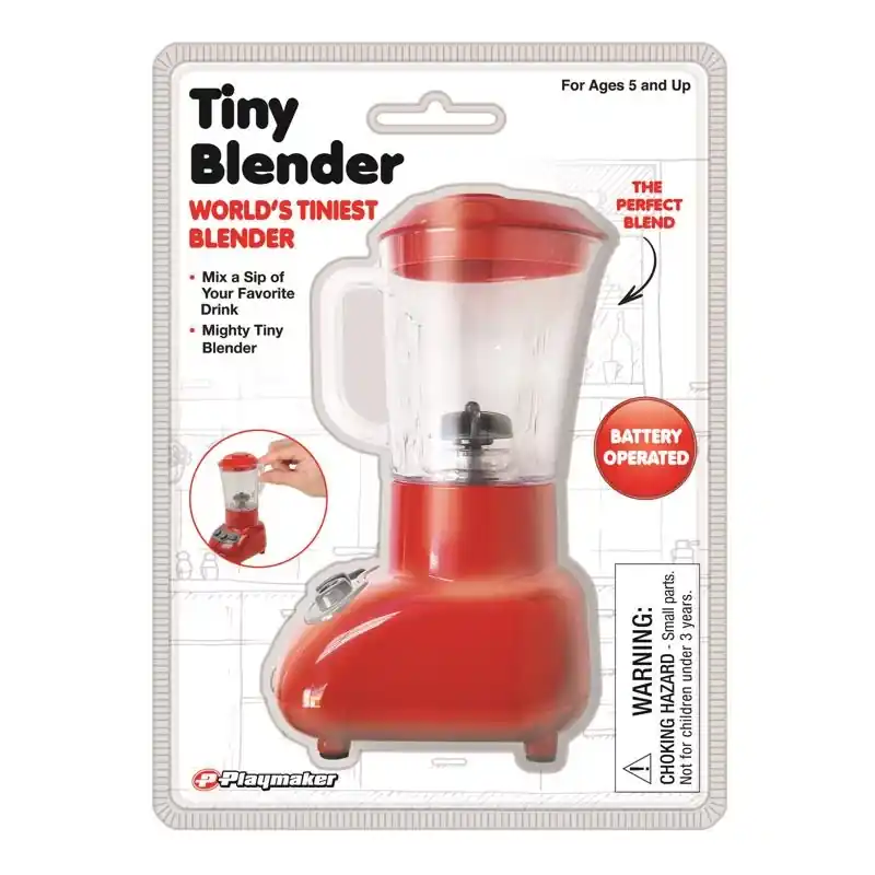 Tiny Blender Plastic Red For Kids Age 5 And Up