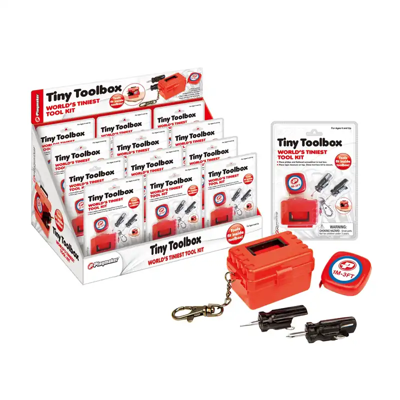 Tiny Toolbox Toy - Multicolored - 11.55 In Height - 1 Piece