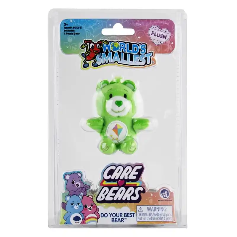 World‘s Smallest Care Bears Plush Toy Green 5012-5