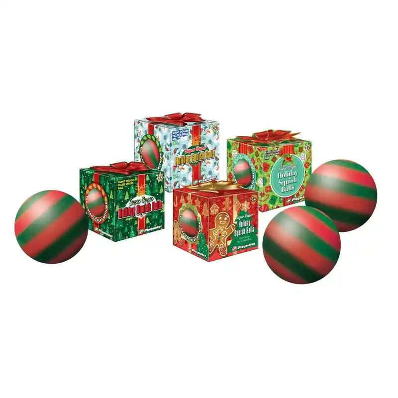 Super Duper Holiday Dough Balls Green And Red - 9.95 X 13 X 17
