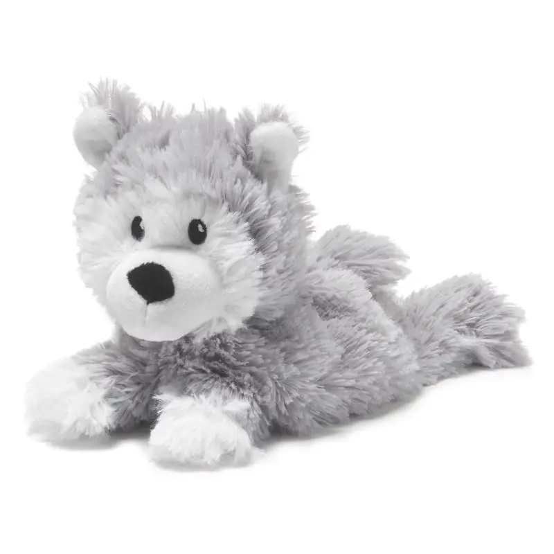 Plush Gray Husky Stuffed Animal 6.5 In - Perfect For Ages 1.5 And Up