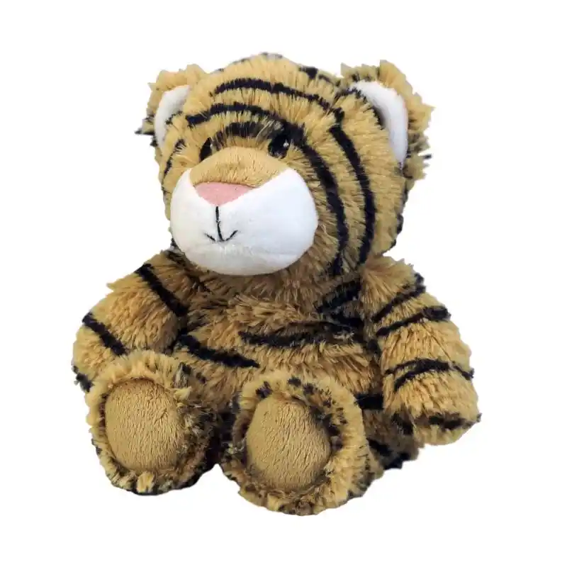 Junior Tiger Plush Stuffed Animal 9 In. Brown Soft Toy