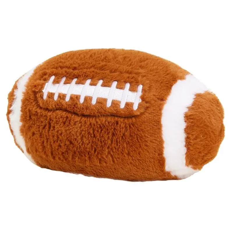 Warmies Football Plush Toy – Soft Brown & White Stuffed Animal