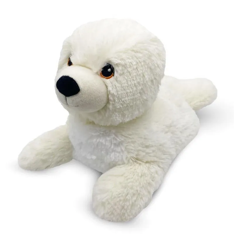 White Baby Seal Plush Toy – Warmies Soft Cuddly Companion For All Ages