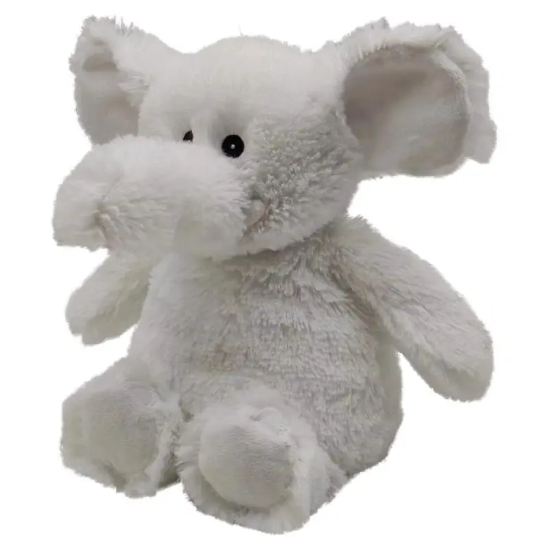 Warmies Plush Elephant Stuffed Animal White 13 X 8 X 6 Inches