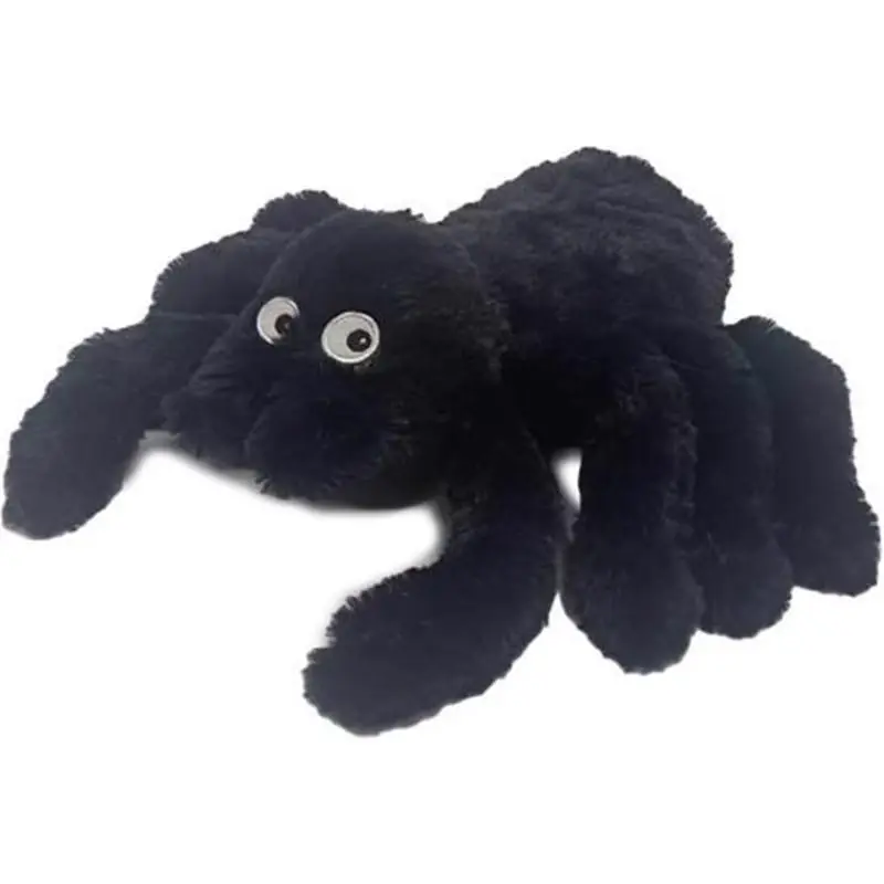 Warmies Black Plush Spider Stuffed Animal, 11.5 Inch
