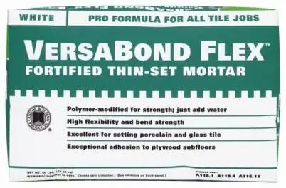 Versa Bond 25-Lb. White Flex Thin Set Mortar