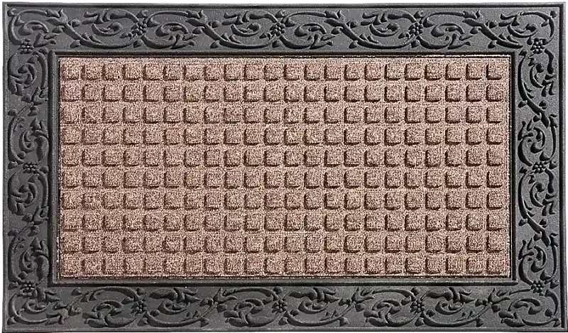 08abshe-30 Indoor/outdoor Door Mat, 36 In L X 22 In W, Non-woven Surface