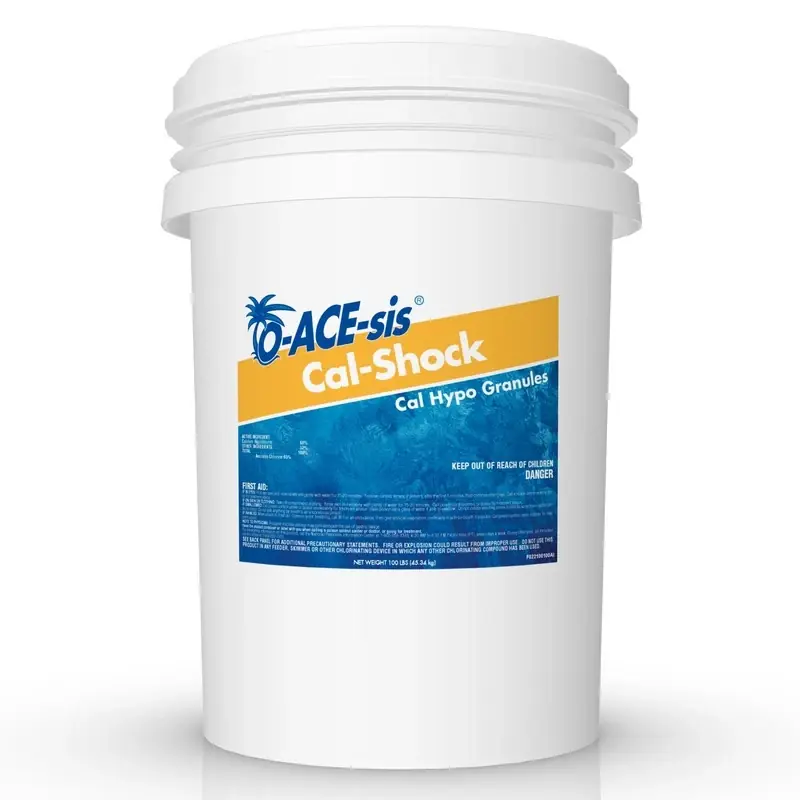 Granule Cal-shock 100 Lb For Pool Water Treatment