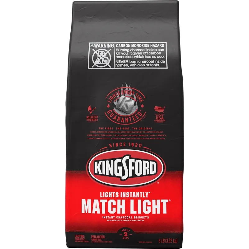 Match Light Charcoal Briquettes, 8 Lb.