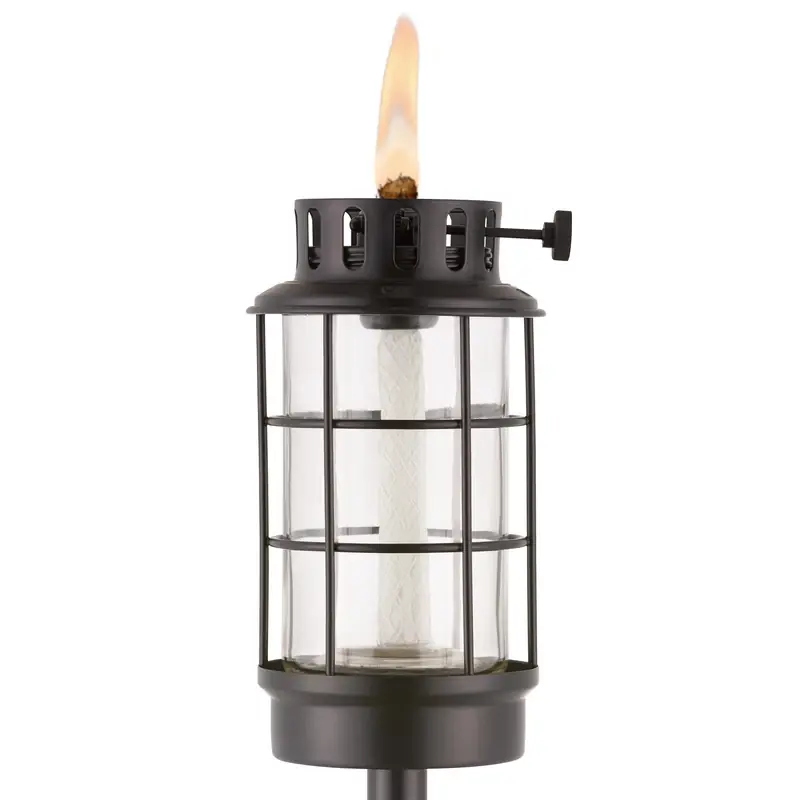 TIKI Metal 65 In. 31 Lantern Outdoor Torch 1 PK