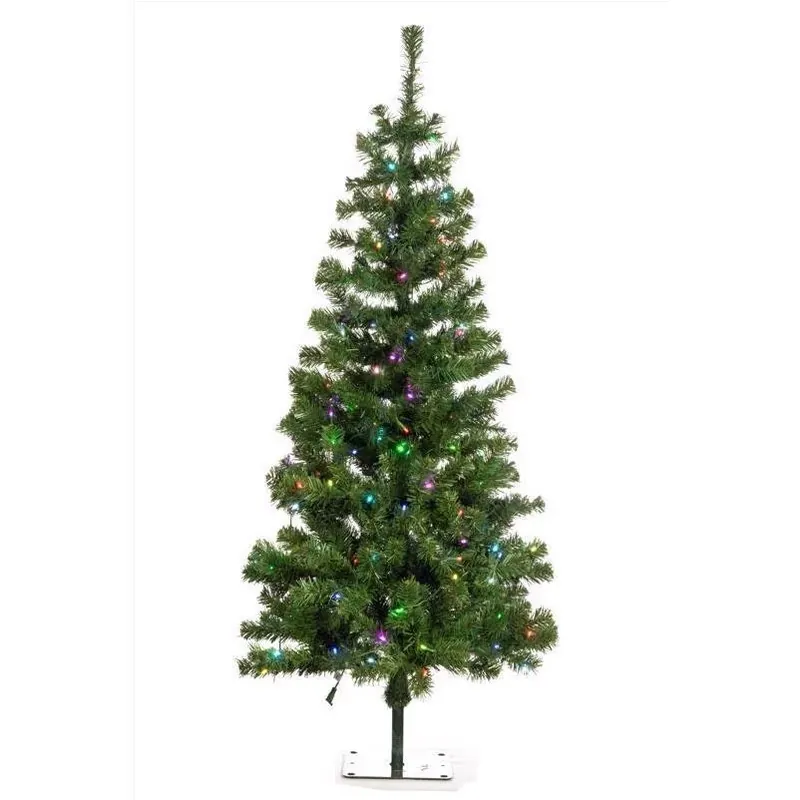 Celebrations 4.5‑Foot LED Color‑Changing Christmas Tree – 170 Multicolor Lights