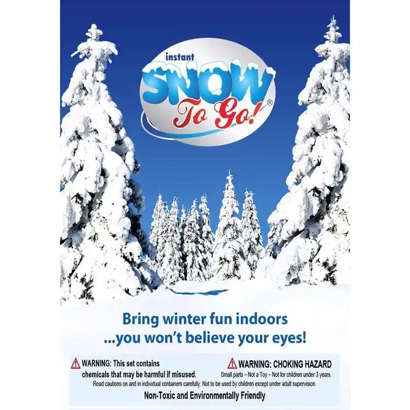 White Artificial Snow - 6.75 In Height, Model Sno-400