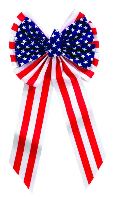 Holiday Trims Patriotic Porch Decor Velvet 1 Pk