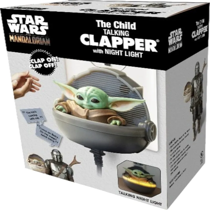 Clapper Star Wars The Child (‘The Mandalorian‘) Talking Clapper With Night Light Plastic 1 Pk