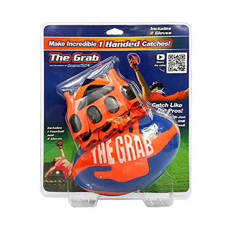 The Grab Sports Glove And Football 2 Pk