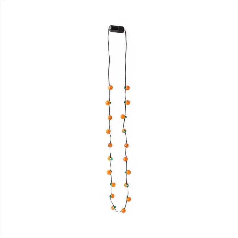 Spooky Lights LED Pumpkin Necklace 1 Pk