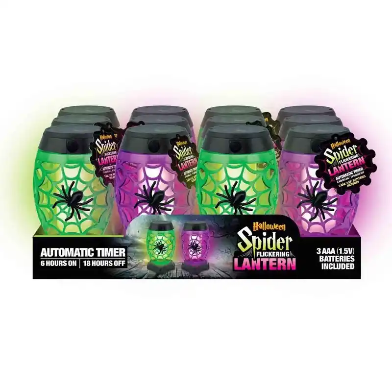 Flickering Spider Lantern, 2 Colors