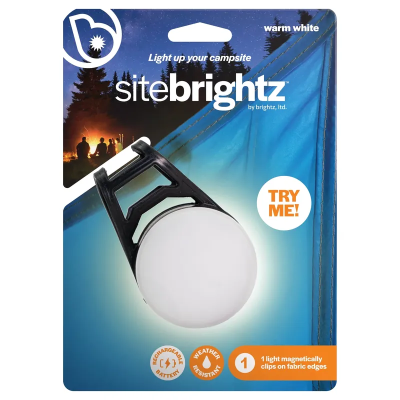 Brightz Site Brightz Camping LED ABS Plastics 1 Pk