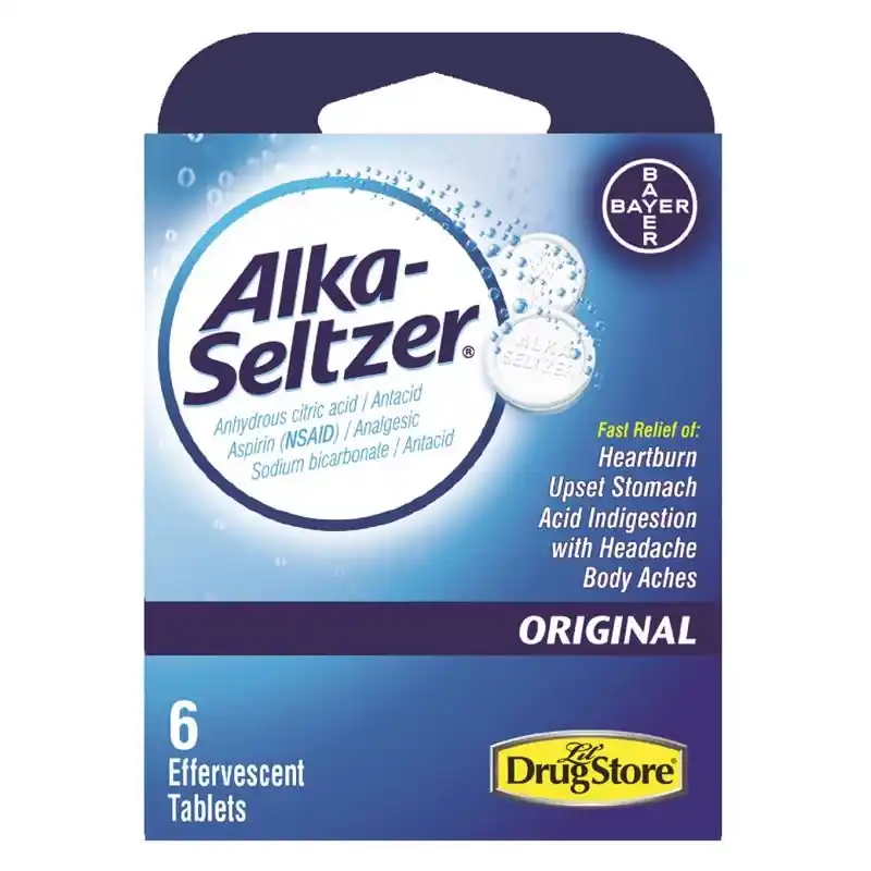 Alka Seltzer Original Antacid 6 Ct 6 Pc