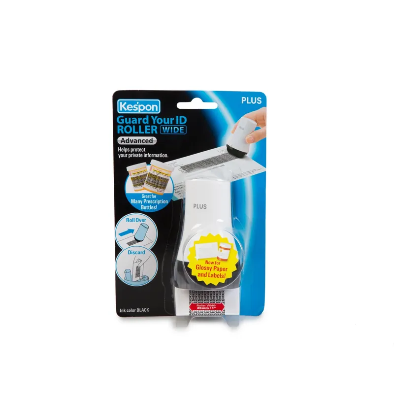 PLUS Kespon 1.8 In. H X 3.25 In. W Round White Identity Protection Roller 1 Pk