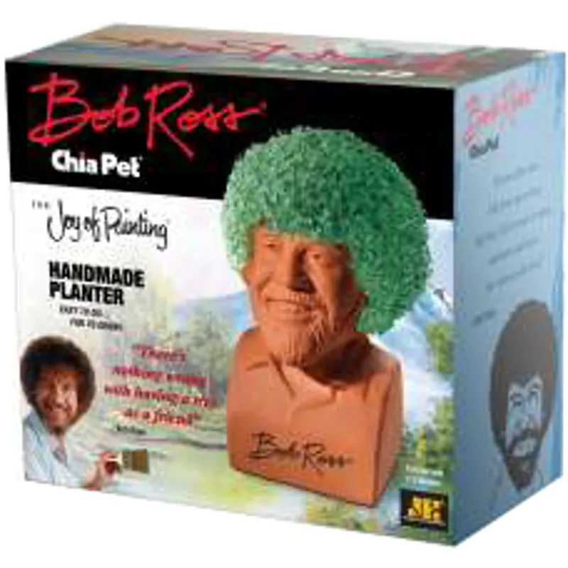 Chia Pet Bob Ross Decorative Planter Clay 1 Pk