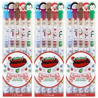 Smencils Holiday 2HB Scented Pencil 5 Pk