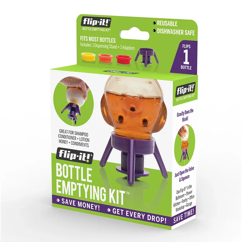 Purple Polypropylene Bottle Emptying Kit - Model Fl4x1apb