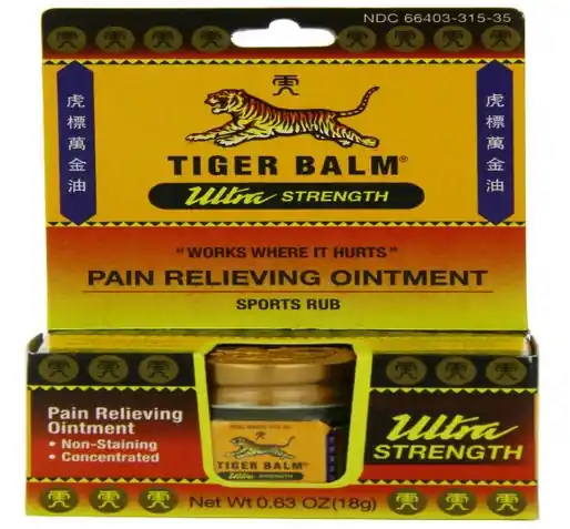 Tiger Balm 0.63 Oz. Ultra Strength Pain Relieving Ointment T-31510