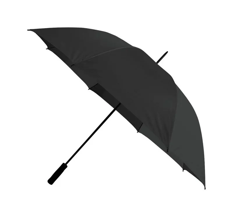 Black 60 Inch Diameter Golf Umbrella With Metal Frame