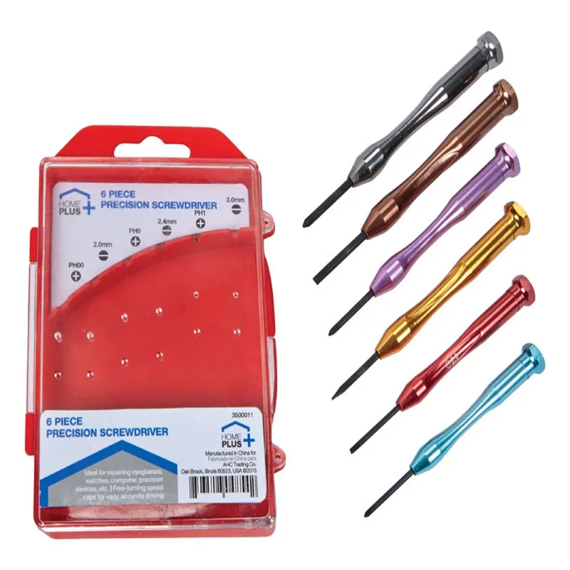 Home Plus Assorted Precision Driver Set 6 Pc